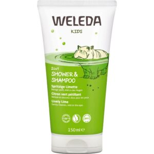 Weleda KIDS 2in1 gel de duș și șampon Lime Zburdalnic 150 ml