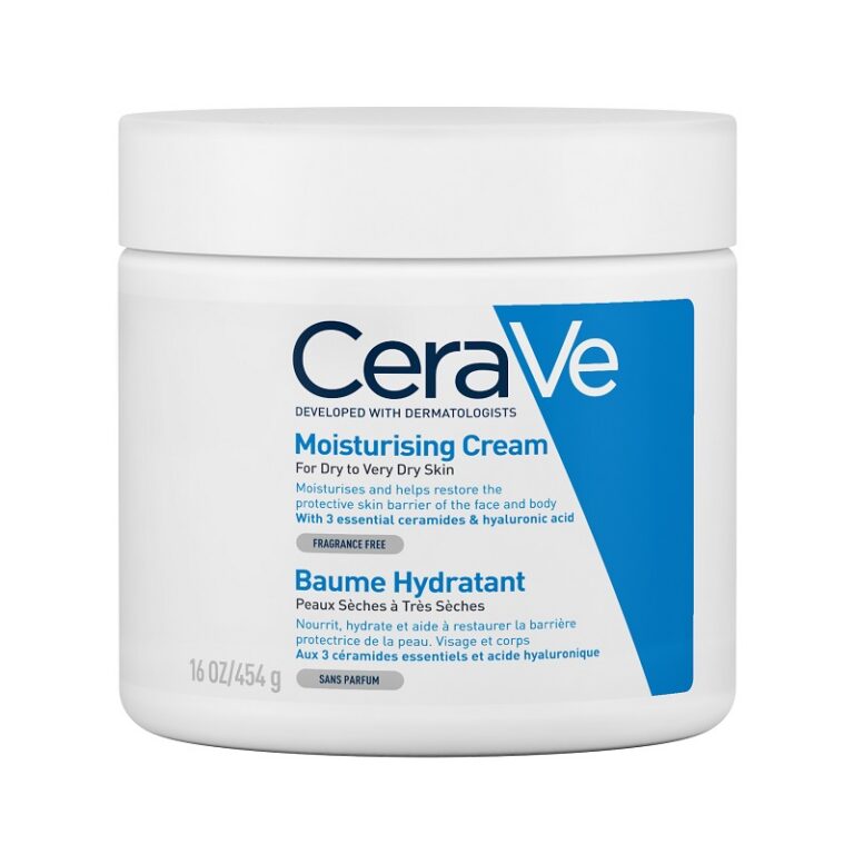 CeraVe cremă hidratantă pentru față și corp, recipient de 454 g