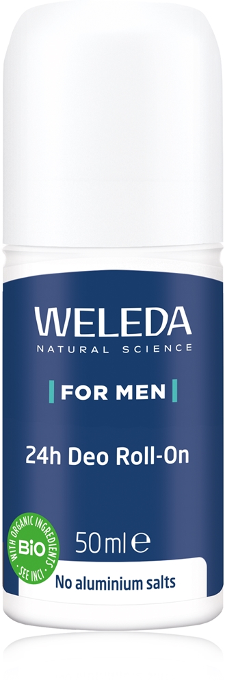 Weleda Men, deodorant roll-on 24h fără săruri de aluminiu, 50 ml