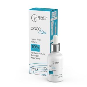 Cosmetic Plant Good Skin, ser hidratant cu acid hialuronic, colagen și aloe vera, 30 ml