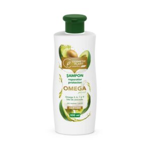 Cosmetic Plant Omega Plus, șampon reparator și protector, 300 ml