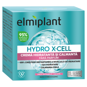 Elmiplant Hydro X-Cell, cremă de zi fără parfum pentru ten sensibil sau uscat, 50 ml
