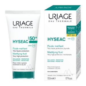 Uriage Hyséac SPF 50+, fluid matifiant, 50 ml