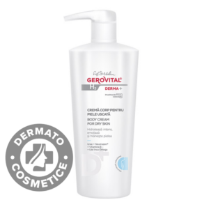 Gerovital H3 Derma+, cremă de corp cu uree pentru piele uscată, 500 ml