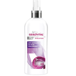 Gerovital H3 Evolution, apă micelară cu acid hialuronic, 150 ml