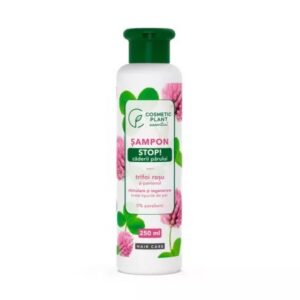 Cosmetic Plant, șampon stop căderii părului cu pantenol și trifoi roșu, 250 ml